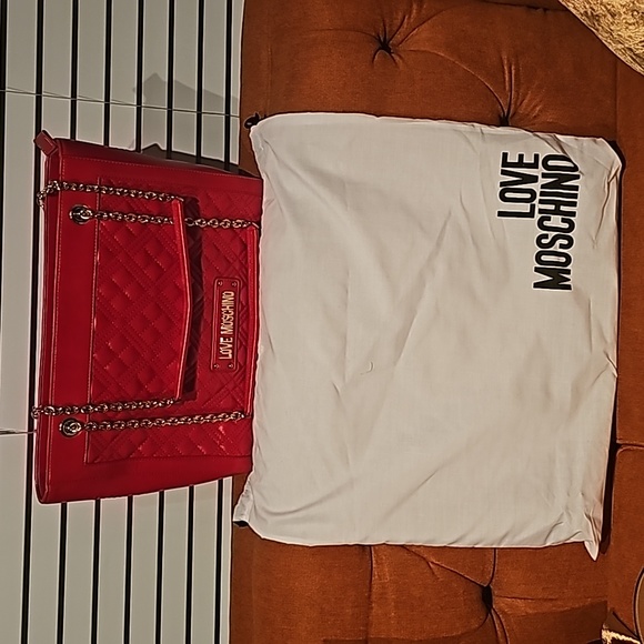 Large love Moschino bag - Picture 4 of 4